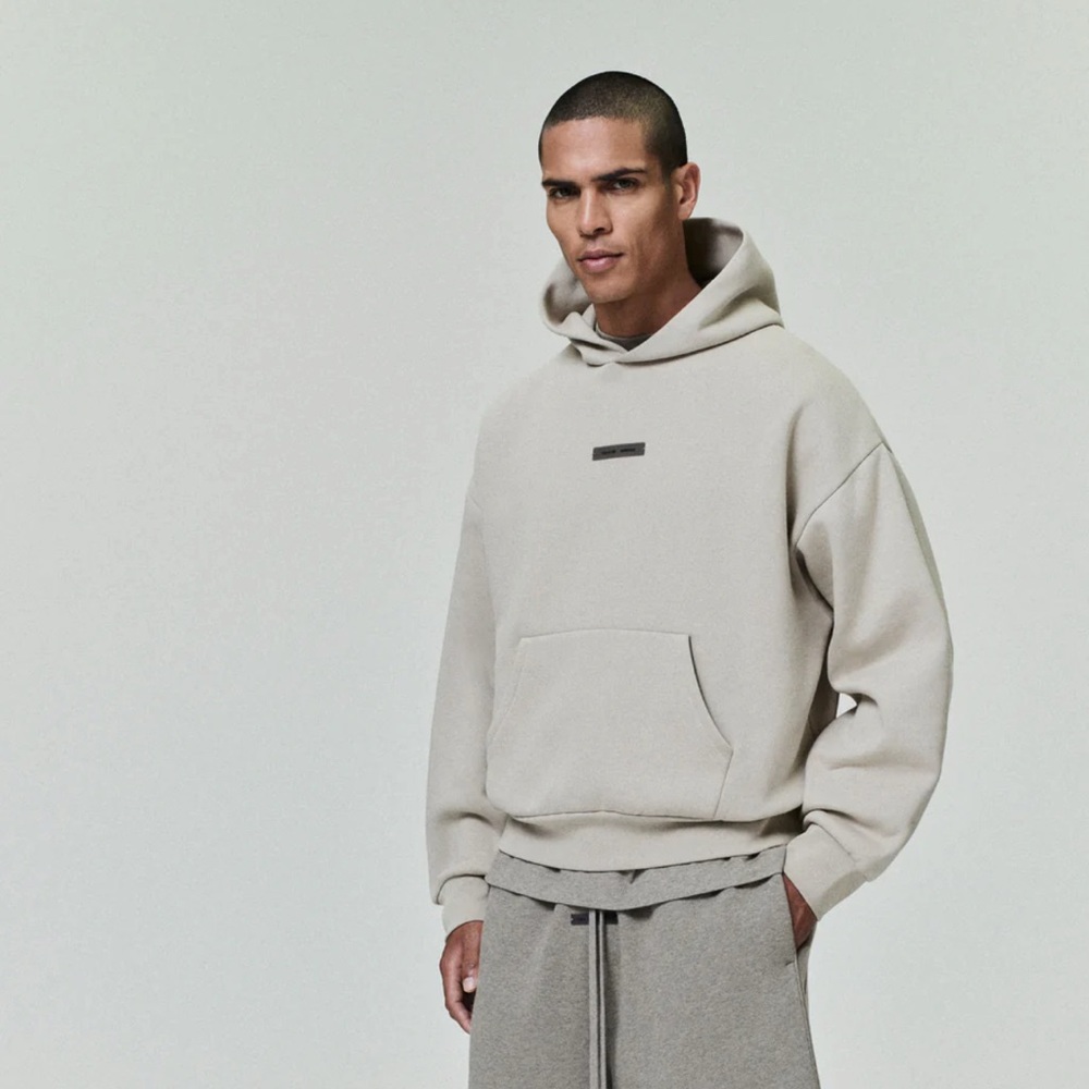 Fear of God Tan Oversized Hoodie Sweatshirt